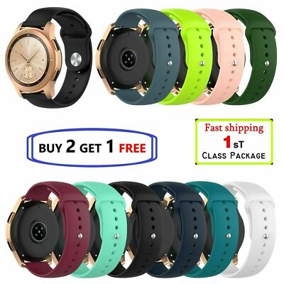 For Samsung Galaxy Watch Active 2 40/42/44mm Silicone Sport Band Bracelet Strap