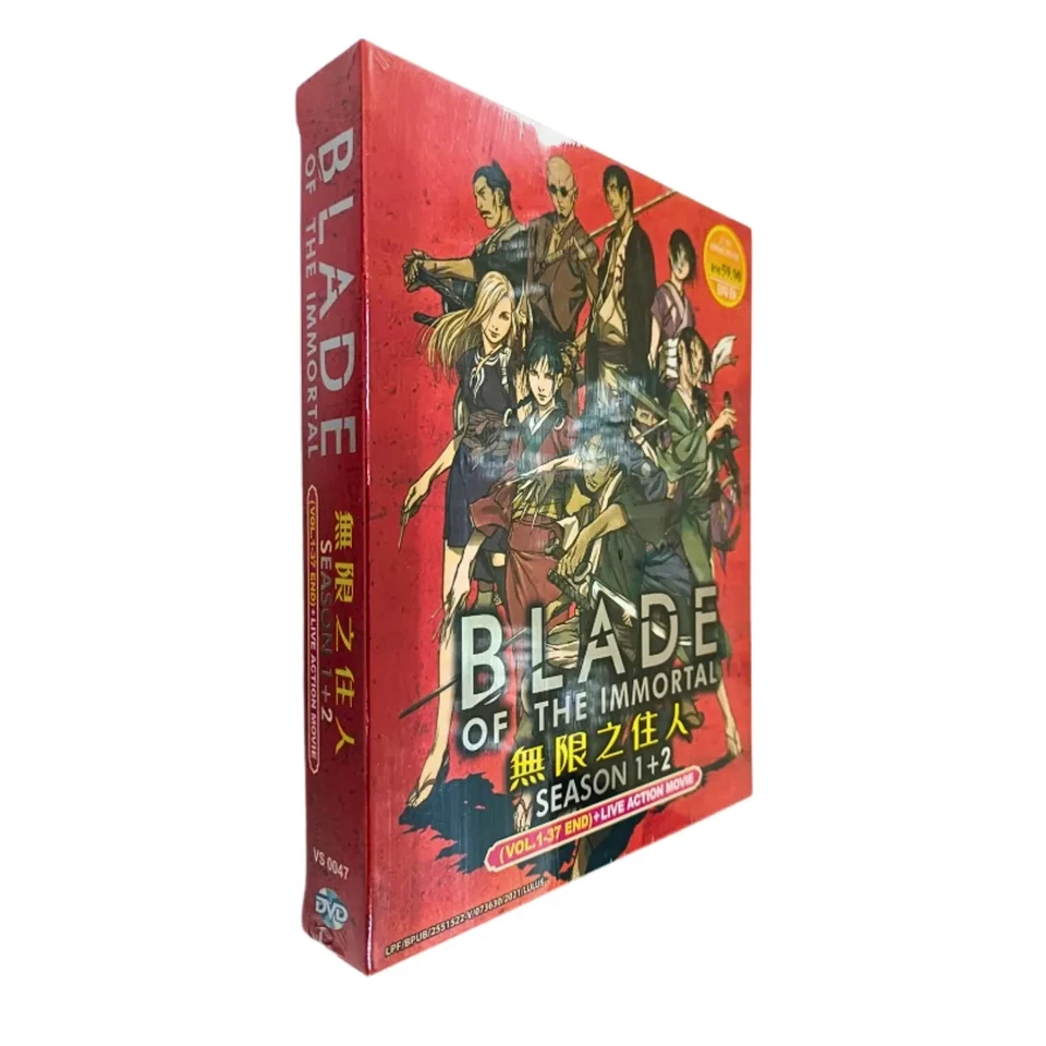 Blade Of The Immortal Season 1+2 (1-37 End) +Action Movie English Dub DVD Anime - Image 4 of 4