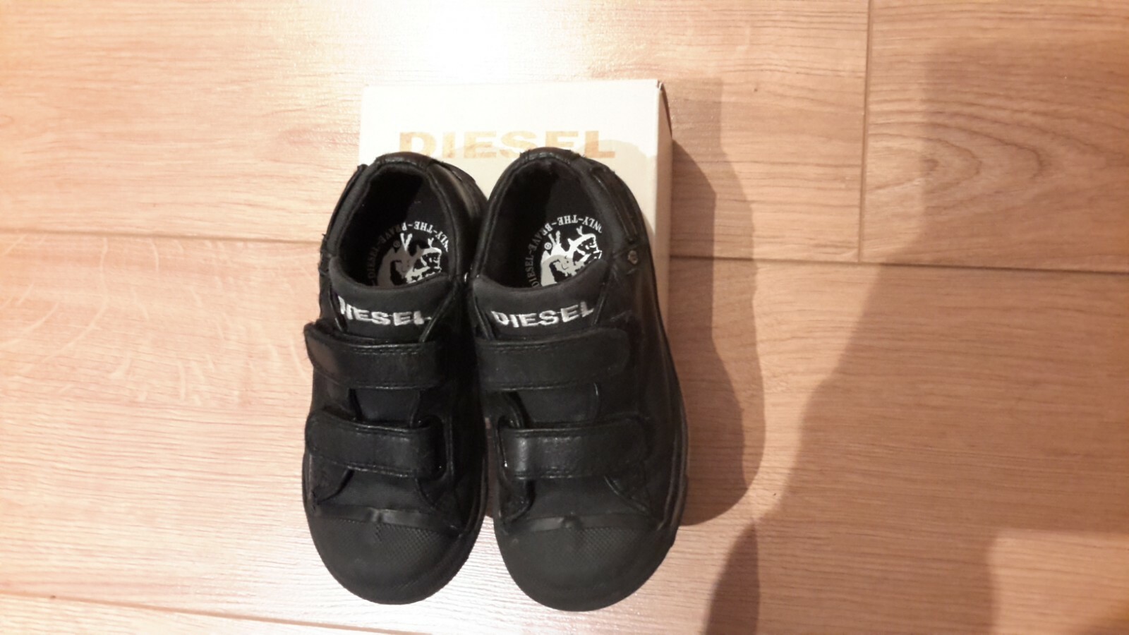 Diesel Shoes Childrens Black Trainers 