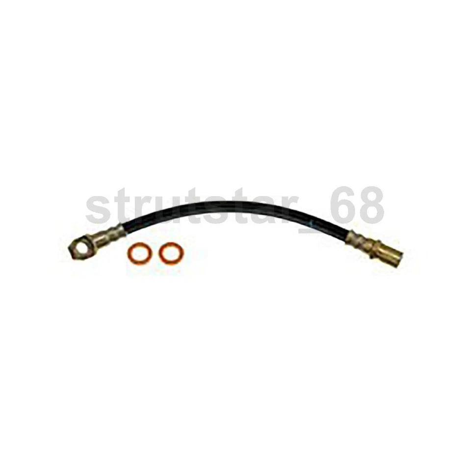 2 mangueiras de freio dianteiras compatíveis com Fiat 124 1.2L 1.4L 1.6L 1.8L - Imagem 3 de 4