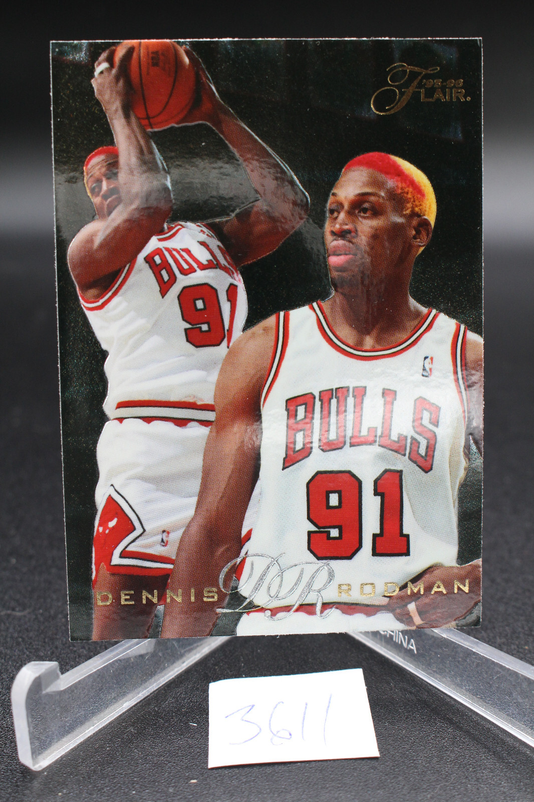 1995-96 Fleer Flair Dennis Rodman #160 Chicago Bulls HOF
