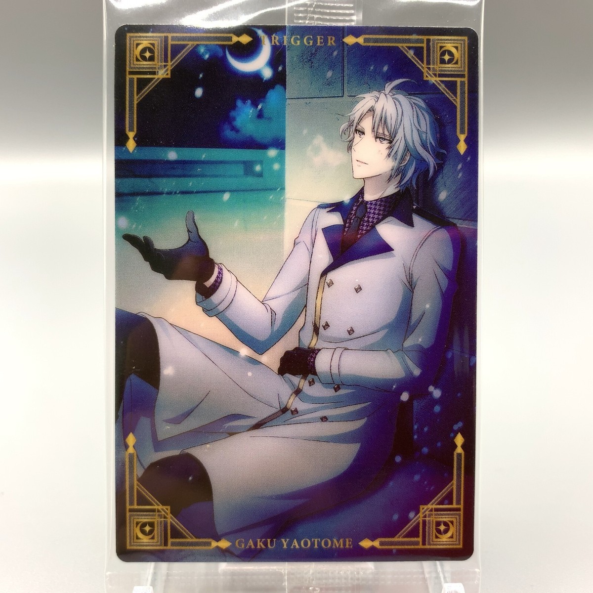 Gaku Yaotome Idolidh 7 Wafer Card No.24 Bandai Anime Japan cc690