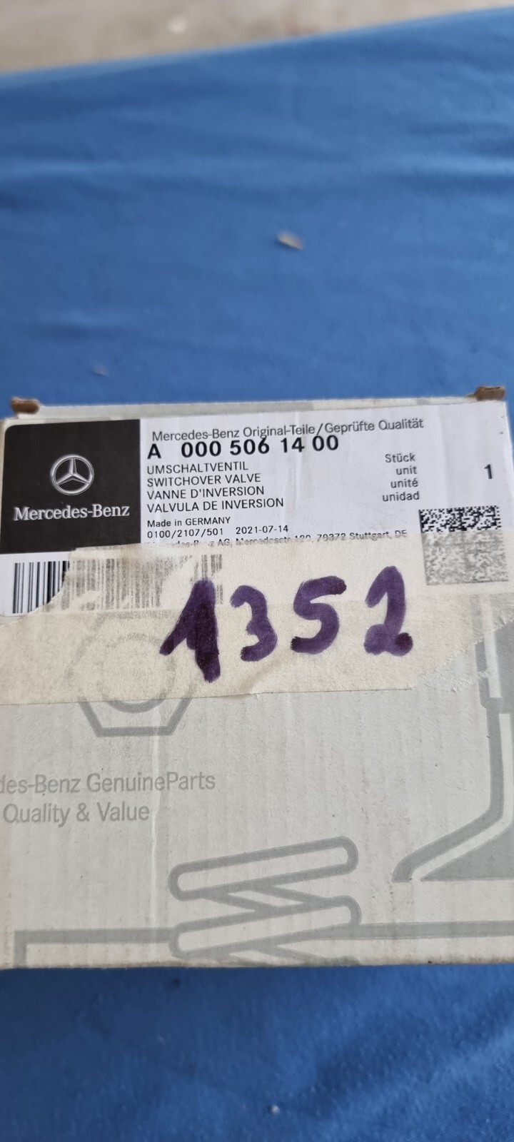 Aktuator Umschaltventil Original Mercedes W206 S206 A0005061400 