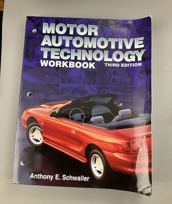 Motor Automotive Technology Workbook 3rd Third Edition