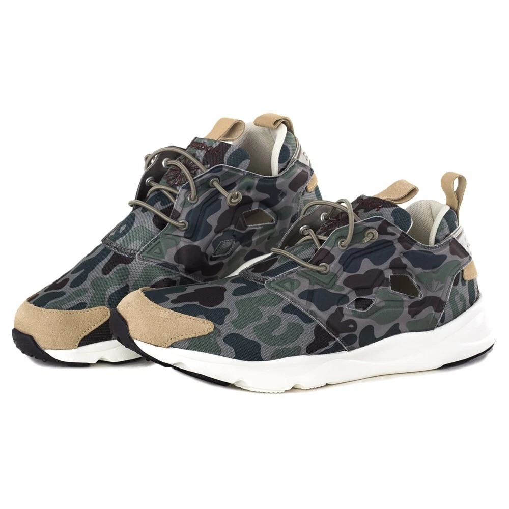 UK size 5.5 reebok classic furylite trainers camouflage rare v67089