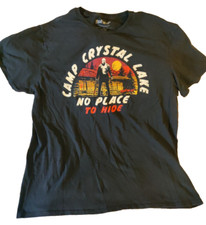 Friday the 13th T-shirt Men's Camp Crystal Lake No Place To Hide XL Horror Movie