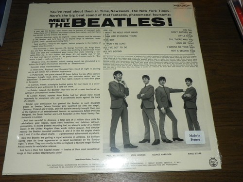 The Beatles - Meet The Beatles! - 2024 Opaque Blue Vinyl M/M Unopened! - Picture 2 of 2