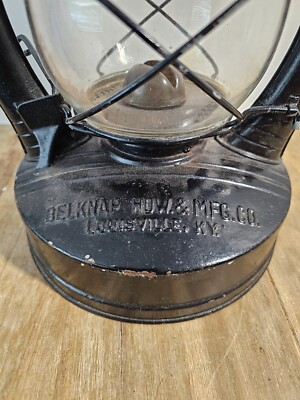 Vintage Belknap Hdw & Mfg Co Blue Grass Air Pilot Lantern