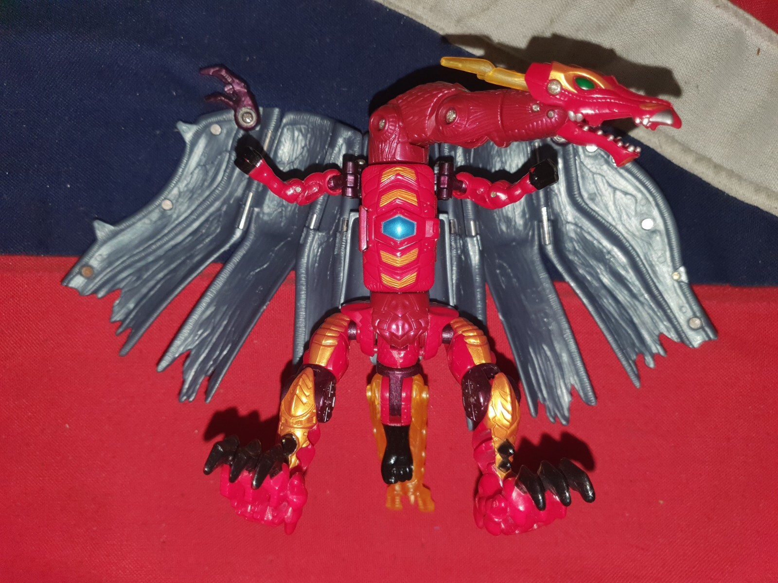 Transformers Robot Action Figures BEAST MACHINES MEGATRON Vintage Vehicons - Picture 3 of 6