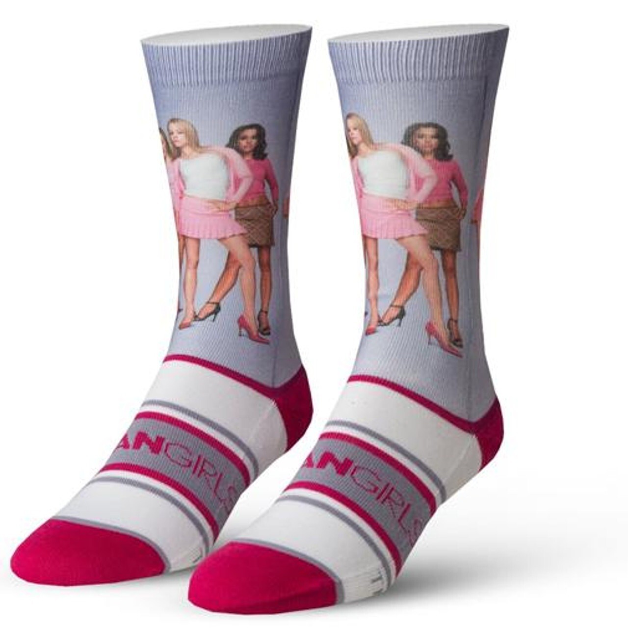 Cool Socks Women's Crew Socks - Mean Girls Movie The Plastics - Size 5-11-image