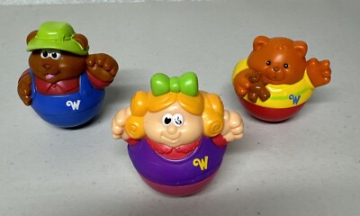 Hasbro Weebles Set Of 3 Wobbles 2005 Multiple 3