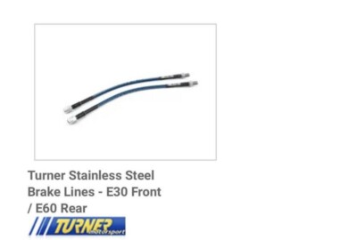 BMW E60 & E30 Brake Hose 525i 525xi 528i 528xi 530i 530xi 535i 535xi
