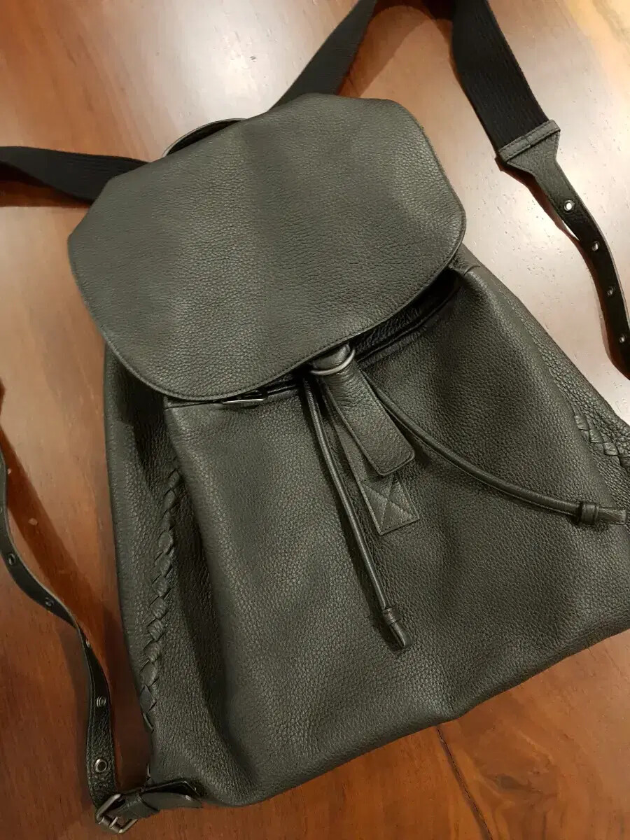 Bottega Veneta luxury men's leather backpack for stylish travel