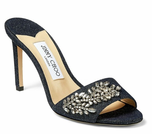 $850 NEW Jimmy Choo STACEY Denim 