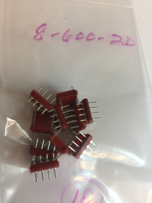 08-600-20 ARIES 	 	 CONN HDR DIP POST 8POS TIN  10 PCS
