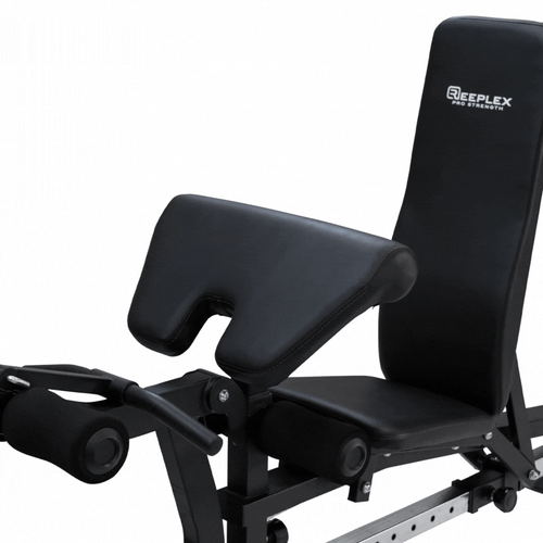 RM90 Rack: Smith Machine, Lat Pulldown, Bench + 100kg Bumper Weights - Picture 10 of 18