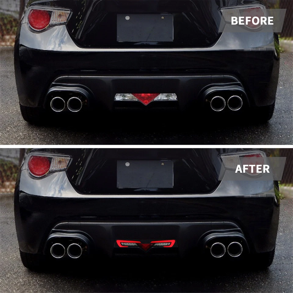 Smoked LED Rear Bumper Reverse Brake Lamp Fog Light For Toyota GT86 Subaru BRZ - image 2 of 4