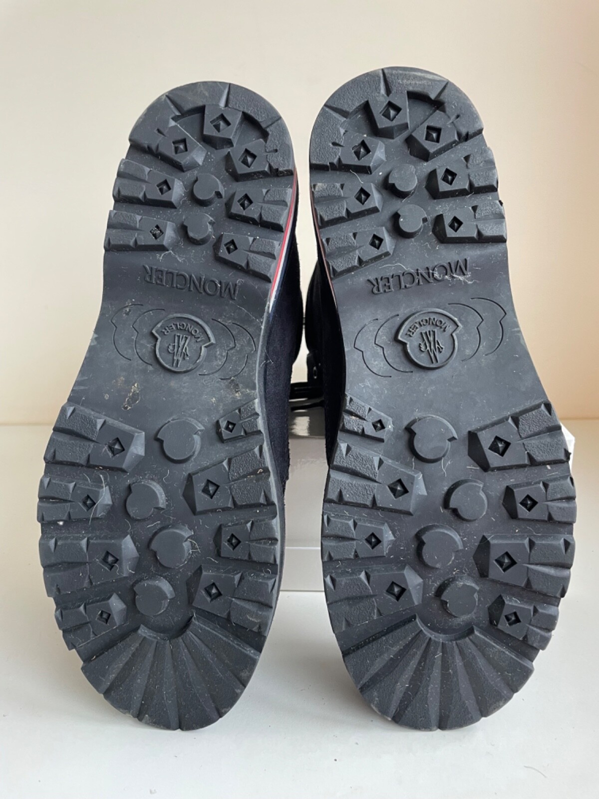 MONCLER VANCOVER NAVY BLUE SUEDE LACE UP ANKLE BOOTS SIZE 7 / 41 RRP £470 image 7