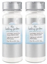 2 HEALING GARDEN COLLECTION WHITE TEA MINERAL BATH SOAK RELAX FREE SHIPPING USA