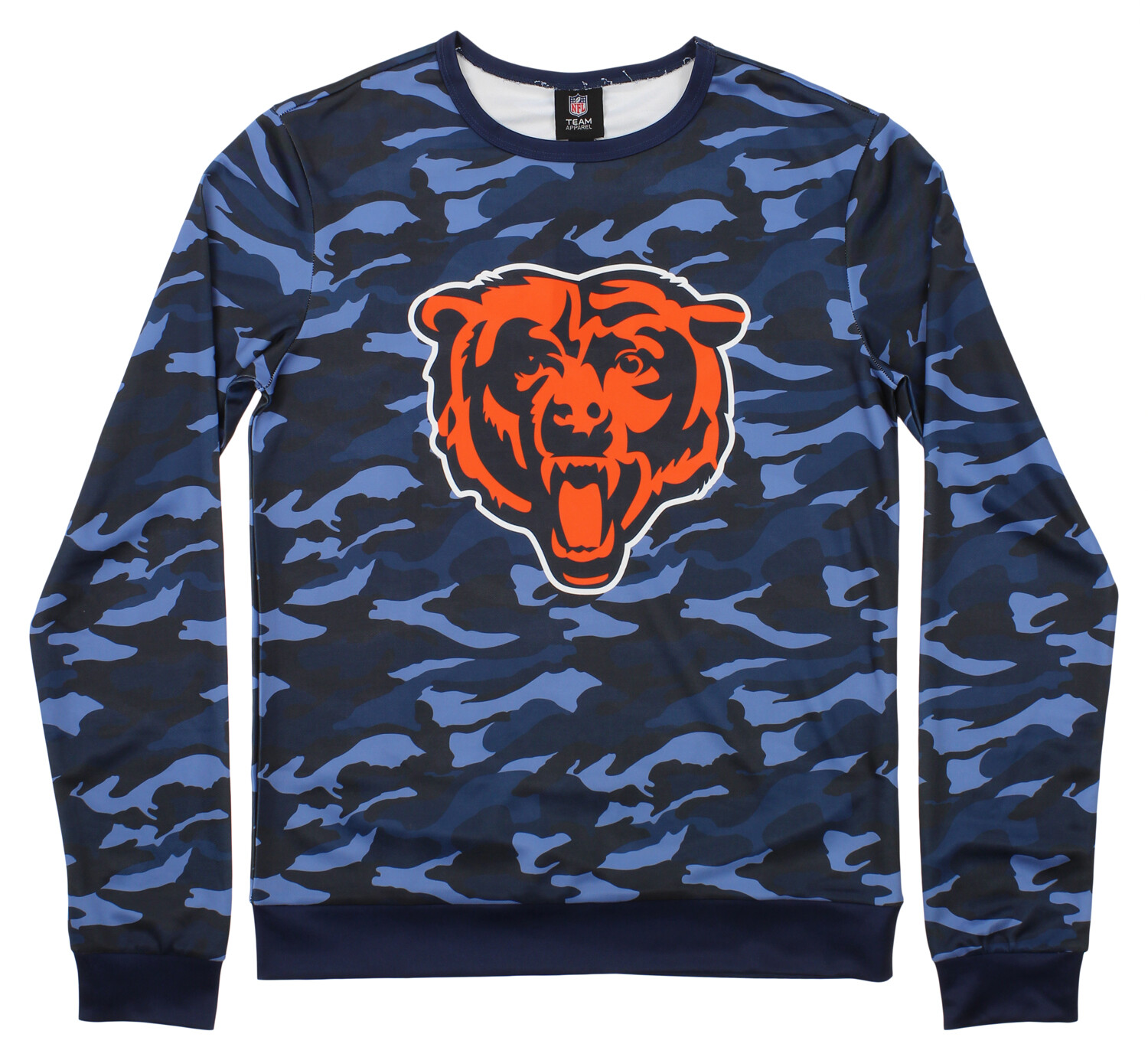 Коллекционный мужской свитер с круглым вырезом и камуфляжным принтом Chicago Bears Forever Collectibles