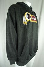 Washington Redskins NFL Men's Big and Tall Charcoal Pullover Hoodie