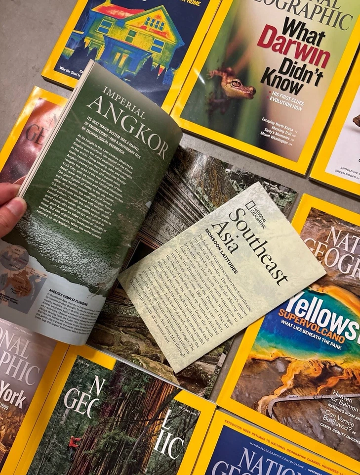 National Geographic Magazine Bundle - Random Lot of 6 Magazines Foto 4 de 4