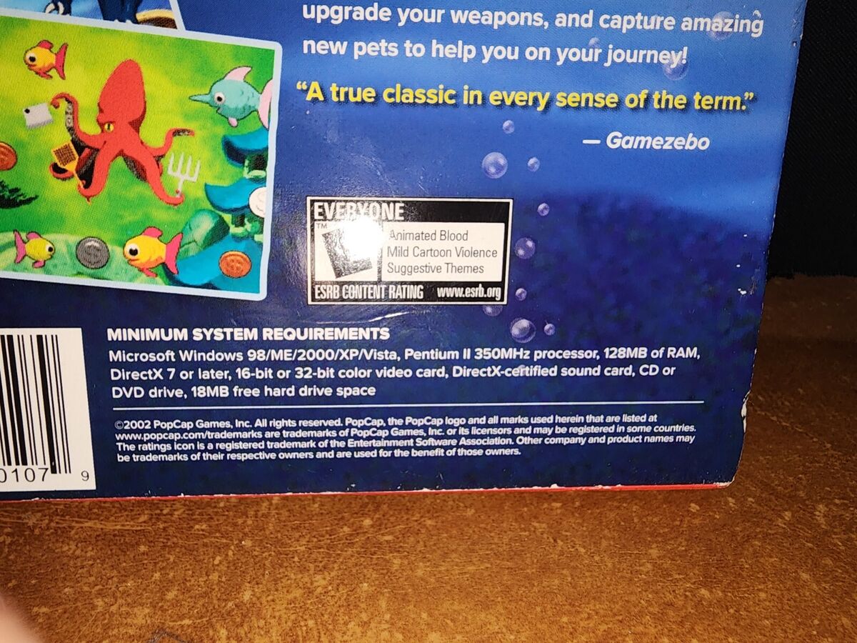 Insaniquarium PC CD ROM From The Makers Of Bejeweled Good Insaniquarium PC CD ROM From The Makers Of Bejeweled Good