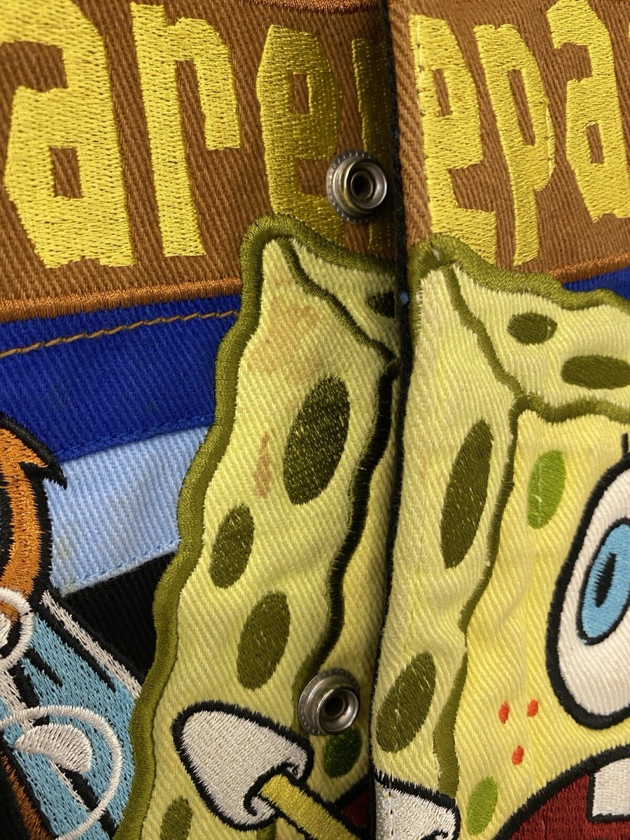 Nickelodeon スポンジ・ボブ XL ジャケット Members Only All Over Print Jacket Zip Nickelodeon SpongeBob