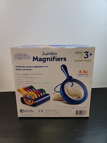 Learning Resources Jumbo Magnifiers Primary Science 7 Pc #2884 - Picture 5 of 5