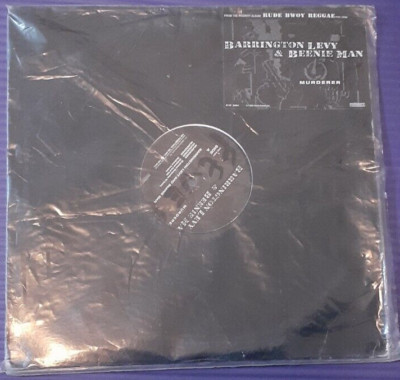 Barrington Levy & Beenie Man Murderer Vinyl Record Single