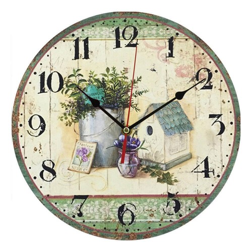 Large Wall Clock Round Battery Operated Wall Electronic Clock for Living Room - Picture 2 of 11