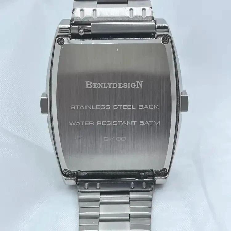 【НОВЫЕ】Benlydesign G100, элегантные и уникальные, мужские цифровые часы, подарок для мужчин - Изображение 3 из 4