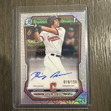 2026 Bowman Riley Nelson Chrome Auto HTA Choice Refractor 1st #/150 Guardians