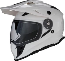 Z1R Range 2.0 Helmet White Medium 0140-0473 Dual sport helmet with sun visor