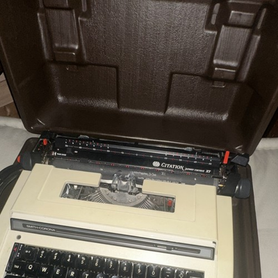 #ad Smith Corona Citation Power Correct XT Portable Electric Typewriter with Case $100.00