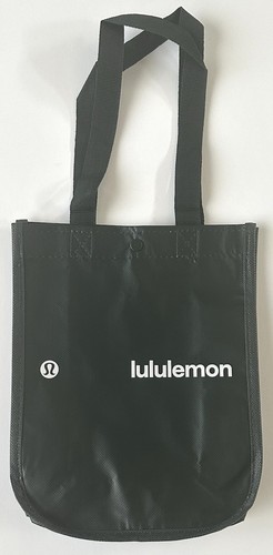 Lululemon Small Reusable Shopping Tote Lunch Yoga Bag Dark Green, New