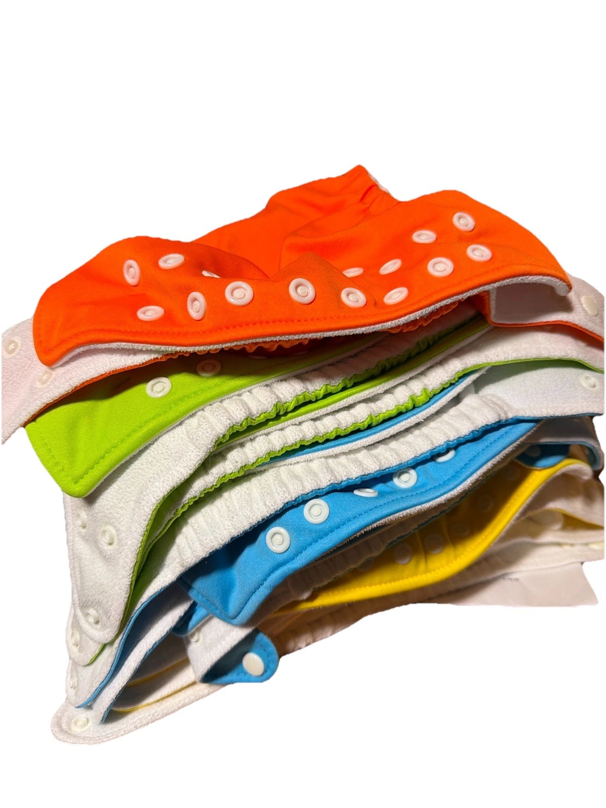 Charlie Banana OS Cloth Diapers Lot 12 Covers No Inserts Fun Bright Colors EUC