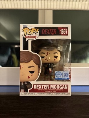 Funko Pop! Vinyl: Dexter Morgan (Bloody) - Funko (Exclusive) #1697 + Protector