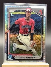 2024 Bowman Chrome Mojo Refractor #191 Adriel Radney Diamondbacks 3126-31