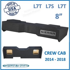 Gmc Sierra Crew-Cab 2014 - 2018 8" Dual Sealed Sub Box 8" Box Solo Baric