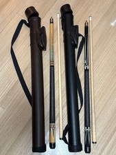 Billiard cue and case set of 2 0204