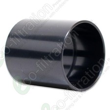 Black PVC Waste Pipe Solvent Weld Fittings Hose Clips Straight Connectors