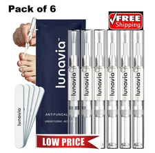 Lunavia Antifungal Pen – 25% Undecylenic Acid, Toenail Fungus Treatment Extra St