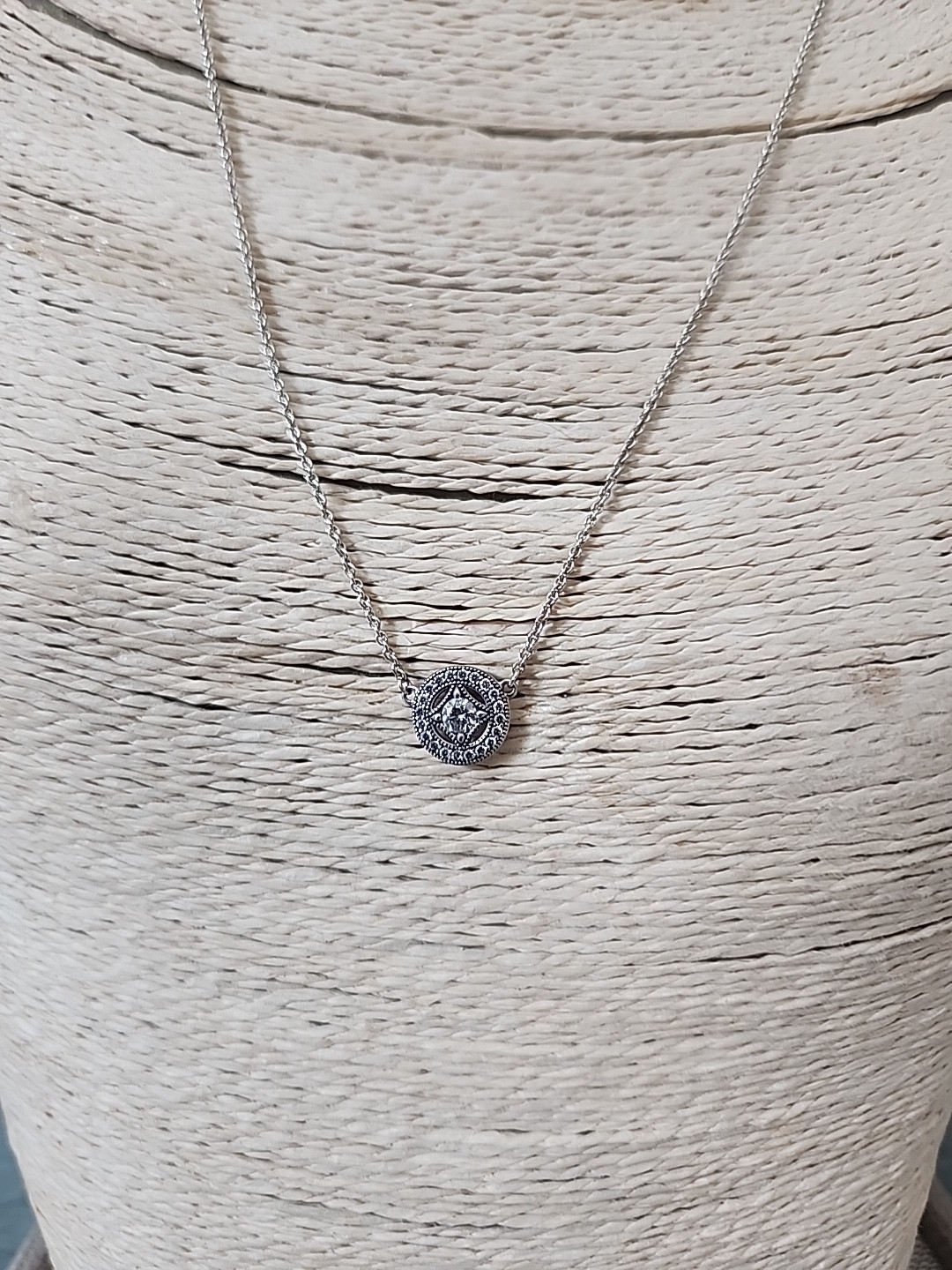 Pandora Vintage Allure Circle Collier Necklace Retired