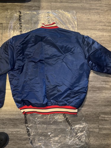 VTG 90s Starter Diamond Collection Atlanta Braves Satin Jacket XL Made In USA - Picture 6 of 8