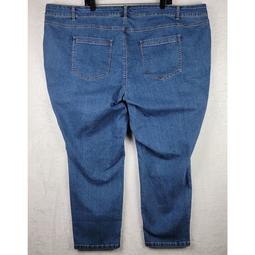 Denim 24/7 Beaded Embellished Straight Women Size 32 Jeans - Picture 3 of 8