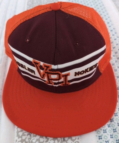 Vintage VPI VT Virginia Tech Hokies Mesh SnapBack Trucker Hat