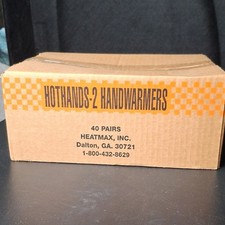 HotHands Disposable Hand Warmers 40 Pairs (80 Warmers) 10Hr 135°F. USA MADE.