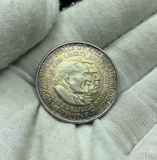 1952 George Washington Carver Booker T. Washington Silver Half Dollar U.S. B263