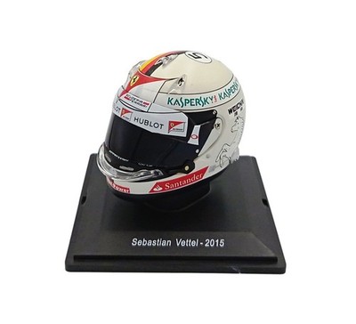 Formel 1 Helm Ferrari Sebastian Vettel 2015 - Maßstab 1:5 F1 CAS96